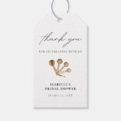 Étiquettes-cadeau Stock La Cuisine Boho Aquarelle Merci (Devant)