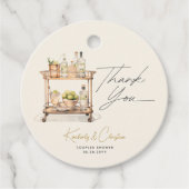 Étiquettes Cadeau Stock Le Bar Panier Couples Douche (Devant)