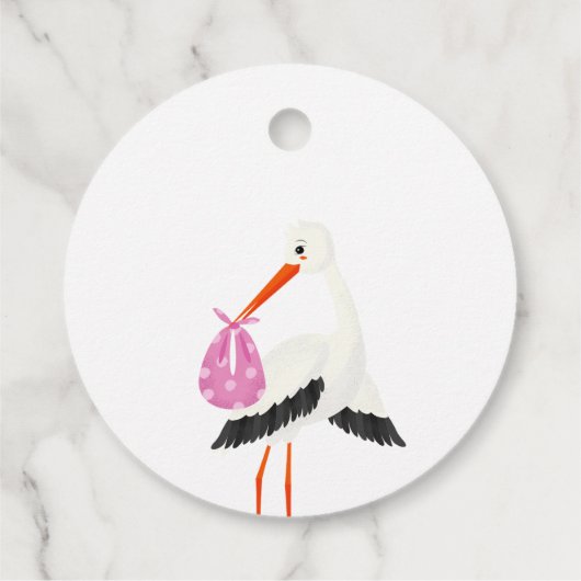 Étiquettes Cadeau Stores rustique avec Baby shower de fille d'abeill (Dos)