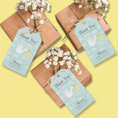 Étiquettes-cadeau Stork Jaune Bundle Neutre Baby shower Favoriser