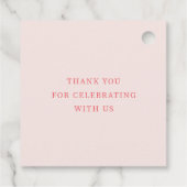 Étiquettes Cadeau Strawberries Two Sweet 2nd Birthday (Dos)