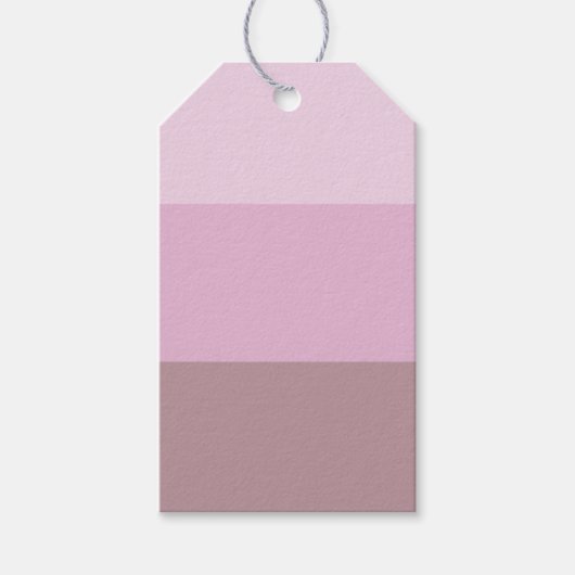 Étiquettes-cadeau Striped ombre (Devant)