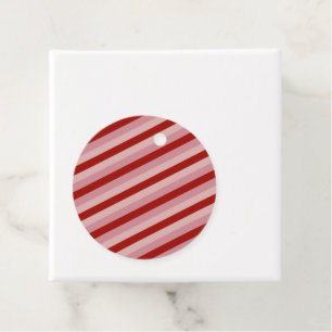 Étiquettes Cadeau Stripes Valentine personnalisables