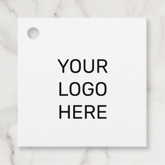 ÉTIQUETTES CADEAU STYLE DE TEXTE MINIMAL SIMPLE LOGO D'AFFAIRES FAVO (Devant)