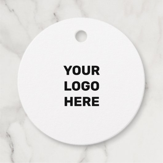 ÉTIQUETTES CADEAU STYLE DE TEXTE MINIMAL SIMPLE LOGO D'AFFAIRES FAVO (Devant)