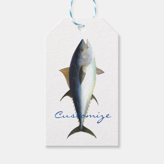 Étiquettes-cadeau Style Thon Bigeye Thunder_Cove (Devant)