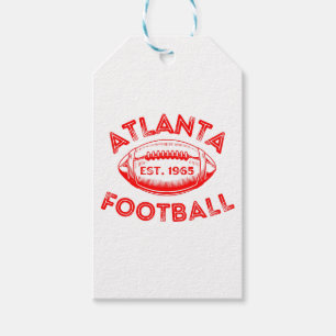 Étiquettes-cadeau Style Vintage de football Atlanta