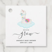 Étiquettes Cadeau Succulent Llama Heaven Me Regarder me croissance B (Devant)