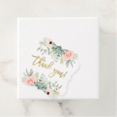 Étiquettes Cadeau Succulents merci (En situation)