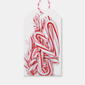 Étiquettes-cadeau Sucre de canne de Noël (Devant)