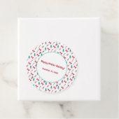 Étiquettes Cadeau Sucre de canne de Noël Motif (En situation)