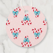 Étiquettes Cadeau Sucres de canne doux et vaches Noël (Dos)