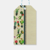 Étiquettes-cadeau Sud-Ouest Cactus Plante naturel Rustique Favoriser (Dos)