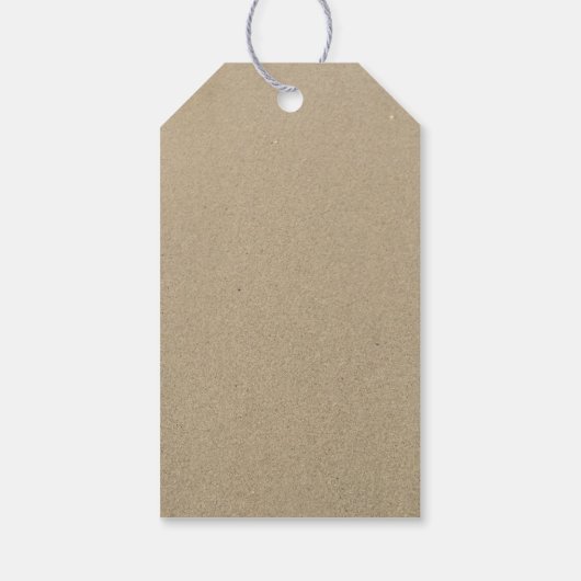 Étiquettes-cadeau Summer Beach Mariage Faveur Merci (Dos)