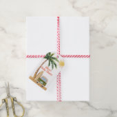 Étiquettes-cadeau Summer Boho Surf Plage Van Baby shower (Avec de la ficelle)