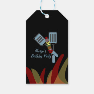 Étiquettes-cadeau Summer Kabobs Parc de cuisine Anniversaire