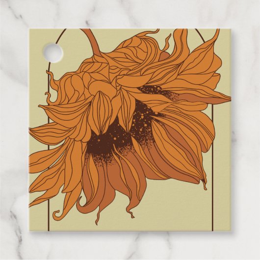 Étiquettes Cadeau Sun & Bloom (Devant)