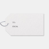 Étiquettes-cadeau Sunflower Monogram (Dos (Horizontal))