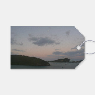 Étiquettes-cadeau Sunrise aux îles Vierges de Saint-Thomas III