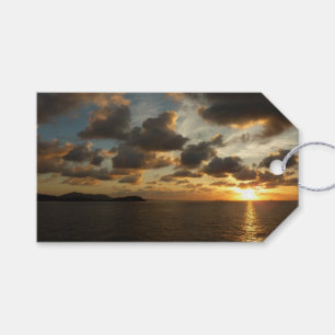 Étiquettes-cadeau Sunrise aux îles Virgin