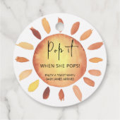 Étiquettes Cadeau Sunshine Pop it When elle popo (Dos)