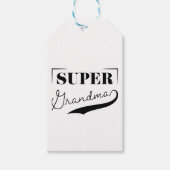 Étiquettes-cadeau Super grand-mère (Devant)