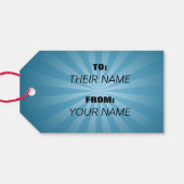 Étiquettes-cadeau Super Hero Senior (Dos (Horizontal))