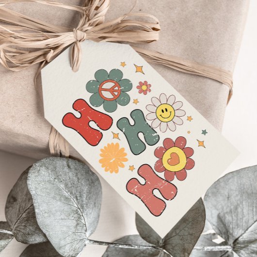 Étiquettes-cadeau Super Hippie Ho Ho Ho Noël