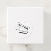 Étiquettes Cadeau Super parent (En situation)