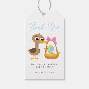 Étiquettes-cadeau Super Simple 5 Petits Canards Baby Shower