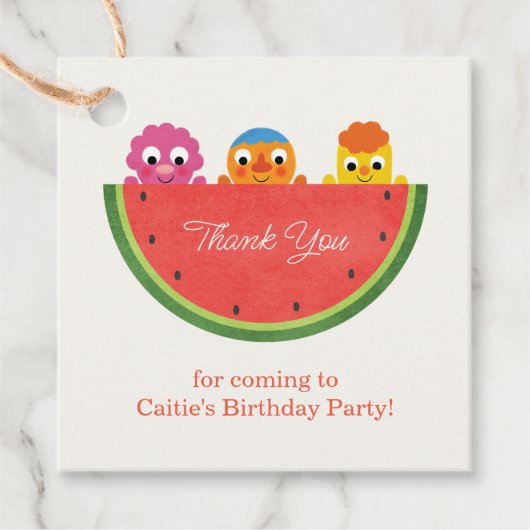 Étiquettes Cadeau Super simple | Soirée des nouilles et potes (Devant)