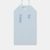 ÉTIQUETTES-CADEAU SUPER SNOWMAN, SIGNE DE PAIX JEU DE BALISES CADEAU (Dos)