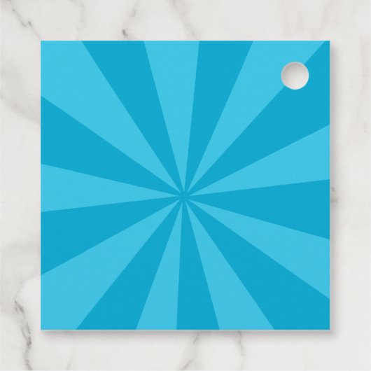 Étiquettes Cadeau Superhero Comic Style de livre Boy Birthday Photo (Dos)