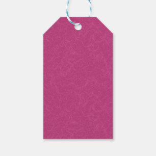 Étiquettes-cadeau Surface rose texturée avec motif tourbillonnant