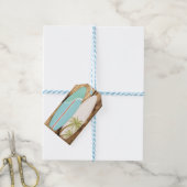 Étiquettes-cadeau Surfeur (Avec de laficelle)