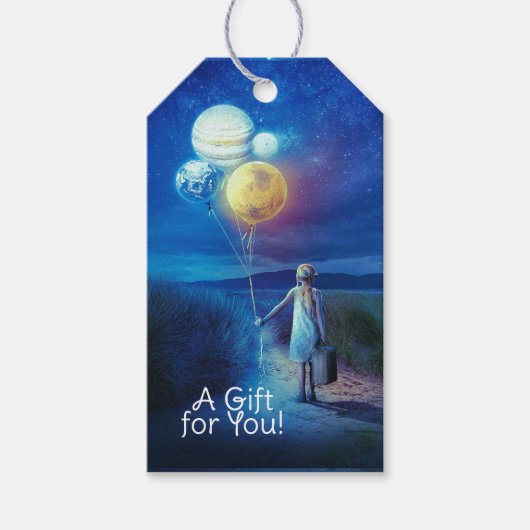 Étiquettes-cadeau Surreal se déplace vers son avenir (Devant)