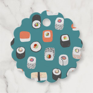 Étiquettes Cadeau Sushi amusant