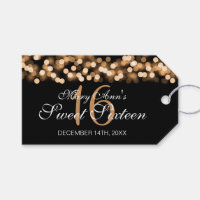 Sweet 16 fête d'anniversaire Hollywood Glam Gold