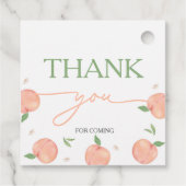 Étiquettes Cadeau Sweet As Peach Anniversaire (Dos)