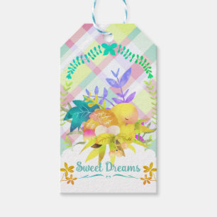 Étiquettes-cadeau Sweet Dreams Nesting Bird Baby