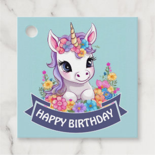 Étiquettes Cadeau Sweet Magique Baby Unicorn