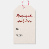 Étiquettes-cadeau Sweet Marshmallows Goodies maison (Dos)