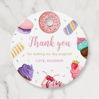 Étiquettes Cadeau Sweet One Girl 1st Birthday Merci Favoriser Tags