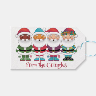 Étiquettes-cadeau Sweet Santas