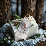 Étiquettes-cadeau Sweet Winter Deer Christmas Cadeau Tags<br><div class="desc">Noël aux cerfs d'hiver doux</div>