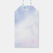 Étiquettes-cadeau Symbole Astrologie Cute Aquarius Anniversaire pers (Dos)