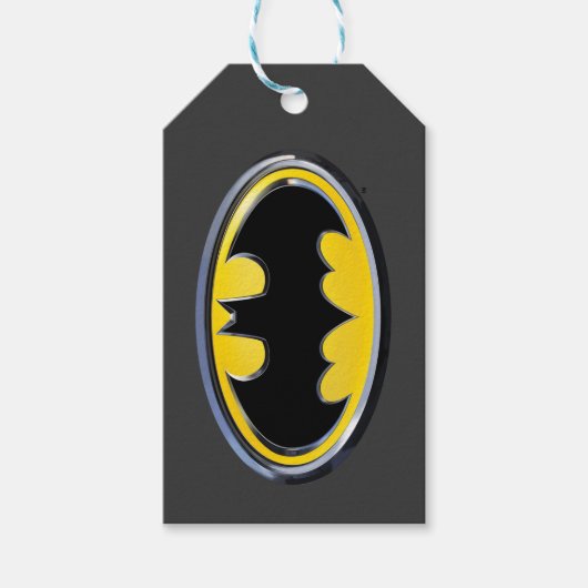 Étiquettes-cadeau Symbole Batman | Logo classique (Devant)