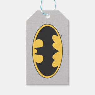 Étiquettes-cadeau Symbole Batman Logo ovale