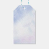 Étiquettes-cadeau SYMBOLE D'Astrologie Pisces Cute Personalisé Purpl (Dos)