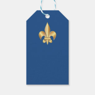 Étiquettes-cadeau Symbole de Fleur de Lis